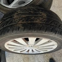 алуминиеви джанти r17 - 5 x 112 / 17 цола със летни гуми 235 45 17 за vw passat 6 -цена 430лв, моля , снимка 2 - Гуми и джанти - 41825327