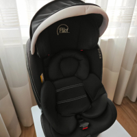 CANGAROO Стол за кола 0-36 кг. PILOT ISOFIX 360° ЧЕРНА КОЖА ЧЕРЕН, снимка 6 - Други - 44641187