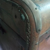  Старинен Пътнически сандък куфар, снимка 2 - Други - 41223217