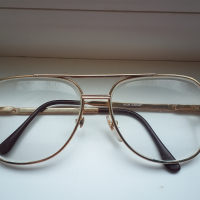 Оргинални луксозни диоптрични очила с позлата 24К, снимка 1 - Антикварни и старинни предмети - 36225842