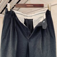 Модерен стилен вълнен панталон,мъжка кройка, снимка 3 - Панталони - 34594112