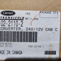 Конвертер 24/12V за агрегат Carrier Transicold 102-2110-2, снимка 3 - Други машини и части - 44648159