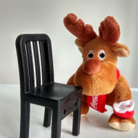 Плюшено еленче със столче, снимка 4 - Плюшени играчки - 36499128