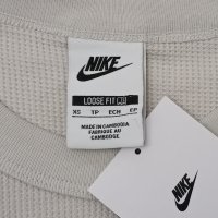 Nike Sportswear Utility Light Bone оригинално горнище XS Найк блуза, снимка 3 - Спортни дрехи, екипи - 40892985