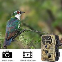 Нова WiFi камера за дива природа лов 30MP Bluetooth нощно виждане , снимка 6 - IP камери - 42187854