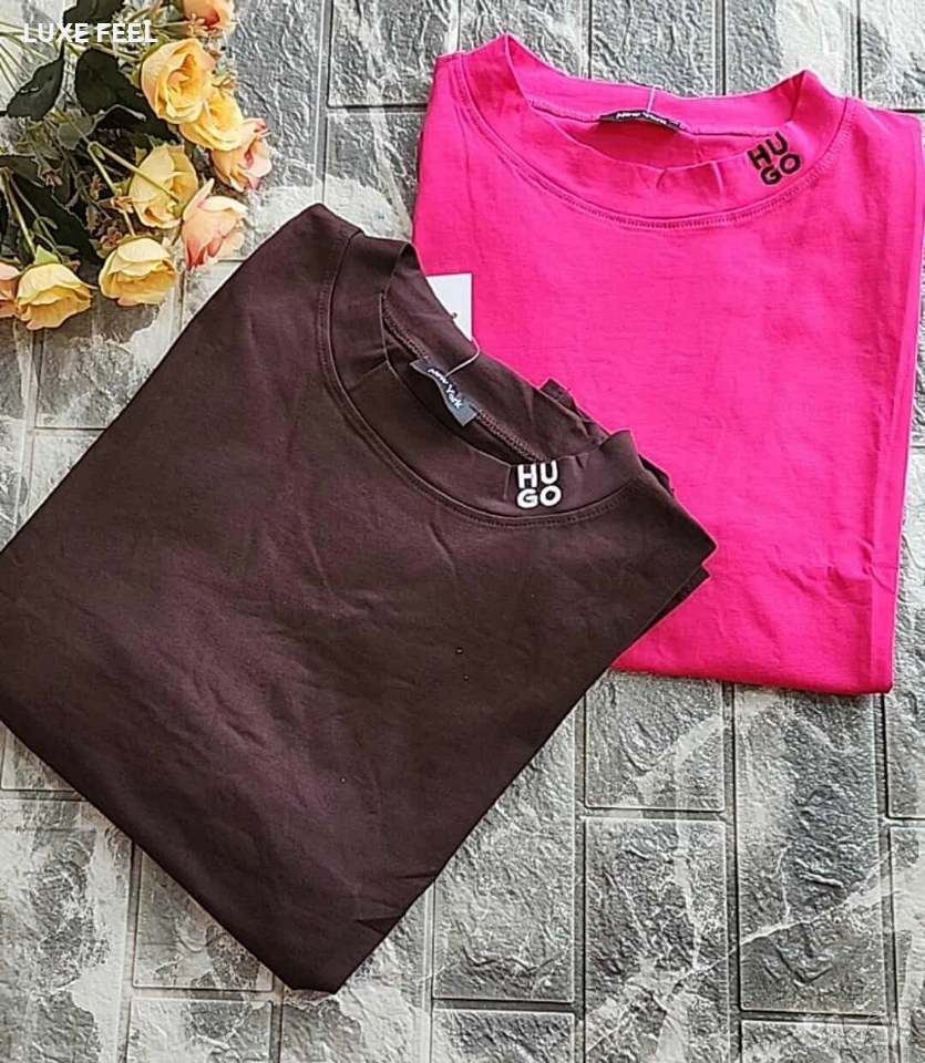 Дамски Памучни Тениски ⚜️Hugo Boss , снимка 1