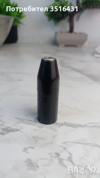 Метален Аудио Адаптер: 3.5mm (Женско) към XLR (Мъжко) - За Пулт/Миксер, снимка 1