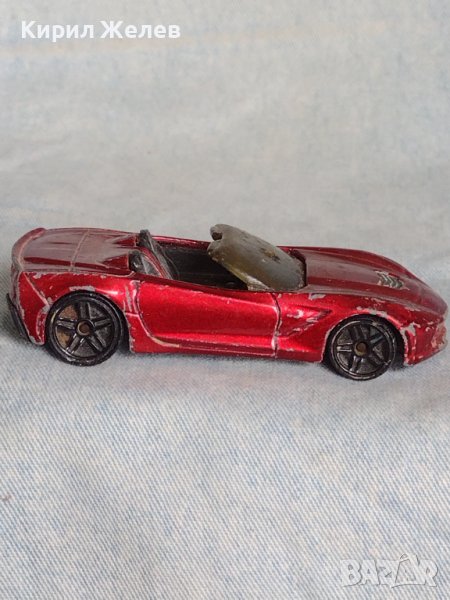 Метална количка CORVETTE STINGRAY MADE IN MALAYSIA за КОЛЕКЦИЯ ДЕКОРАЦИЯ 37715, снимка 1