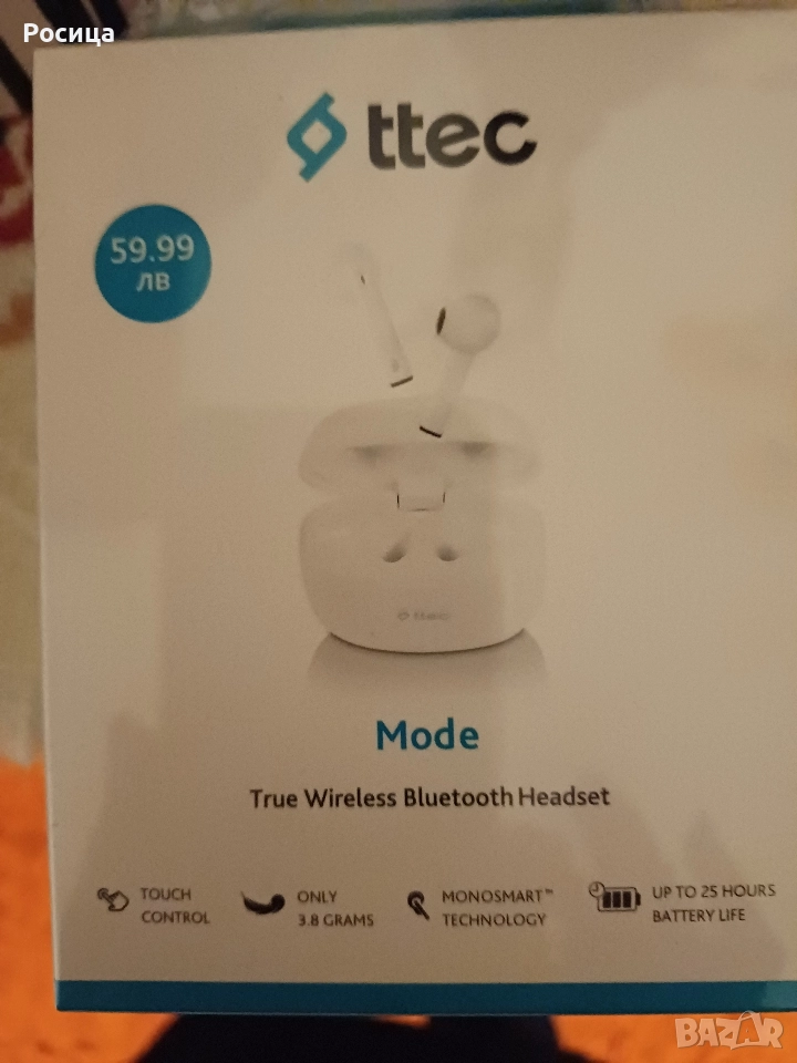 Безжични слушалки ttec, снимка 1