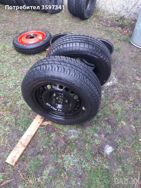 205/60/15 Резервна гума на джанта Пасат 1999, снимка 1