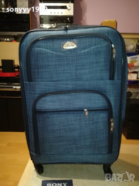 КУФАР 65Х42Х22СМ-СИН ДЕНИМ 1808231730, снимка 1