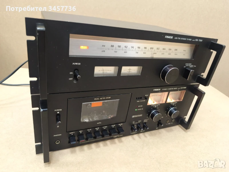 Касетен дек и Стерео Тунер Fisher CR-7000 Fisher FM-7000 Made in Japan , снимка 1