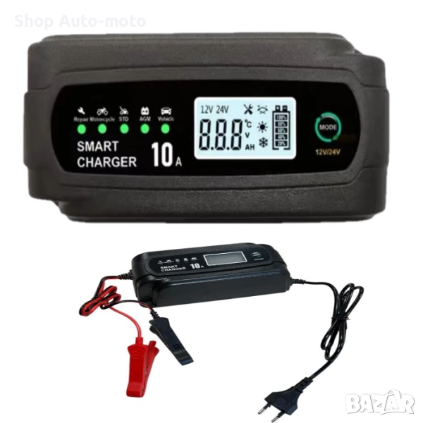 Смарт зарядно за акумулатор Automat, 12-24V, 10A, снимка 1