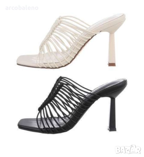 Дамски сандали на висок ток, 2цвята, снимка 1
