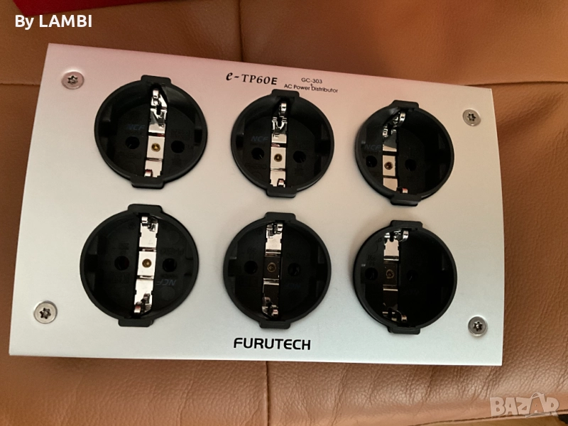 Furutech e-TP60E NCF (R) power strip Schuko 6-way, снимка 1