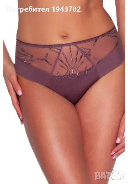 Бикини с висока талия в лилав цвят AV 2034, снимка 1