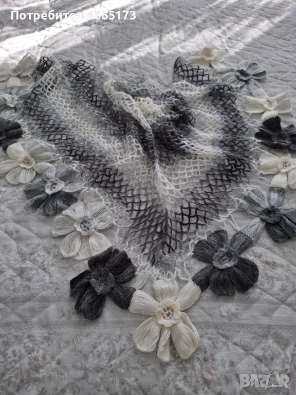 Дамски Шал меланж , снимка 1