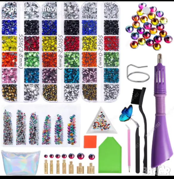 Уред за залепване на термо диаманти , снимка 1