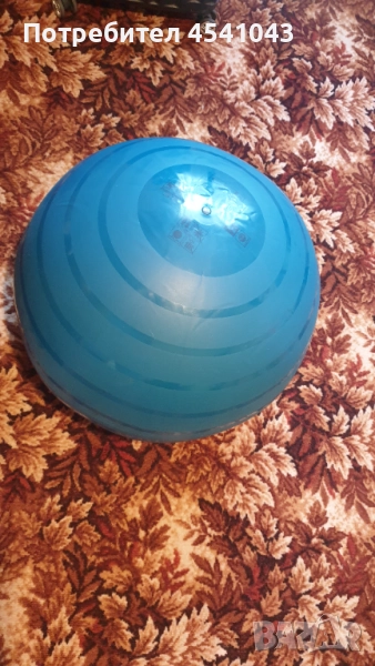 Фитнес топка Nyamba 65 см + помпа Decathlon – почти нови, комплект или поотделно, снимка 1