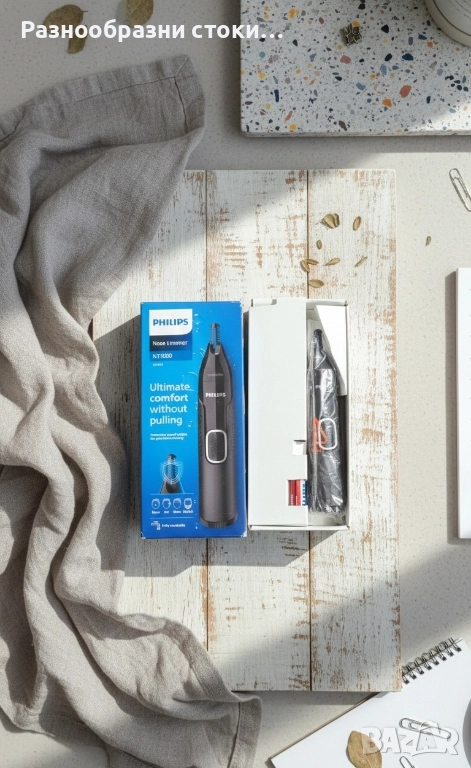 Тример за нос и уши Philips Series 5000 (NT5650/16), снимка 1