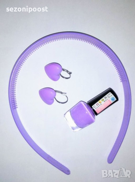 💜Дамски модерен комплект в нежно лилаво💜, снимка 1