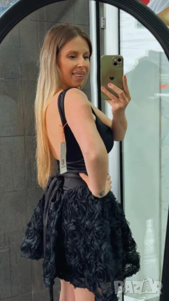 Рокля с 3Д флорален акцент , снимка 1