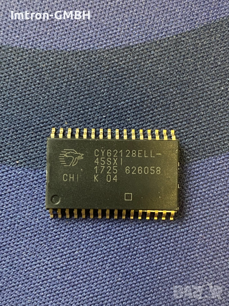  Memory IC CY62128ELL-45SX SRAM памет 128kx8bit 4.5-5.5V 45ns SO32, снимка 1