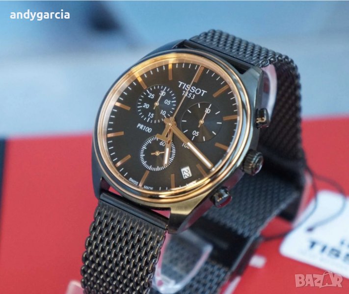 TISSOT PR 100 CHRONOGRAPH T101.417.23.061.00 мъжки часовник чисто нов, снимка 1