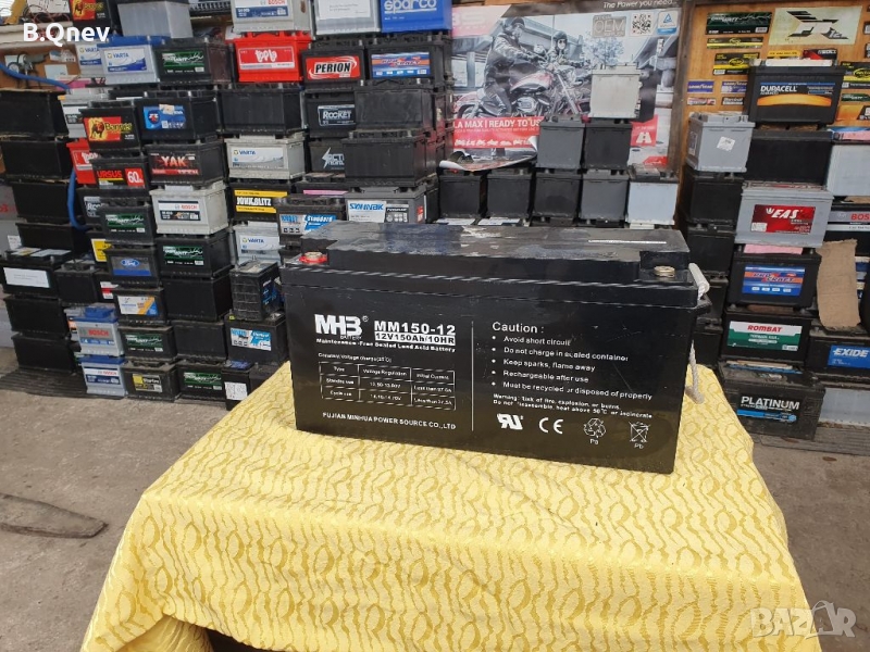 Тягов,гелов,акумулатор,150ач,гаранция, снимка 1