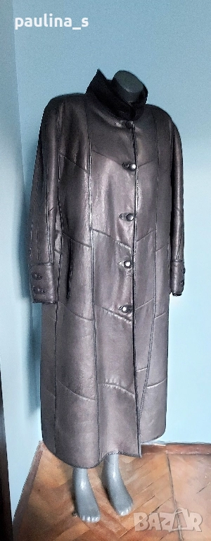 Shepard Emmy Asphalt genuine leather coat / size EU46. , снимка 1