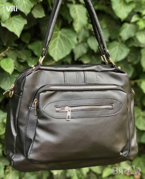 Дамска чанта еко кожа с много отделения , снимка 1