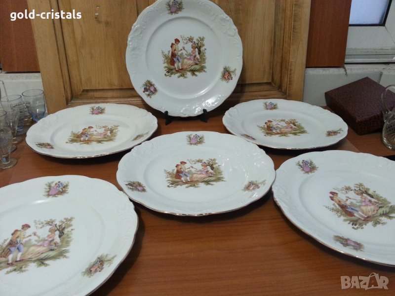 Полски порцелан чинии плитки за основно, снимка 1