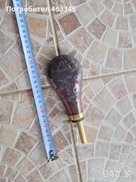 Барутница, пушка, пищов, пистолет, снимка 1