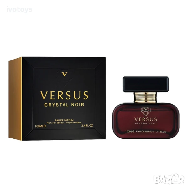 Дамски парфюм Fragrance World Versus Crystal Noir, EDP 100ml, снимка 1