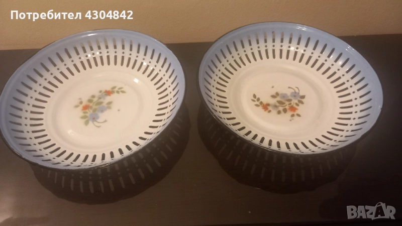 Емайлирана фруктиера панера, снимка 1