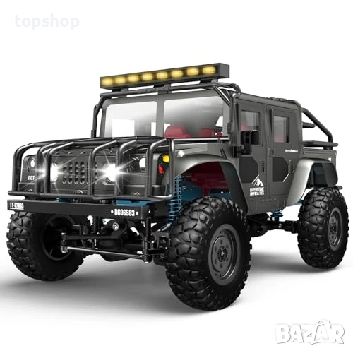 SIMREX Джип 1/12 20 км/ч, 4x4, 30мин бат.2.4GHz дистанционно, водоустойчива IPX4 RC кола за офроуд, снимка 1