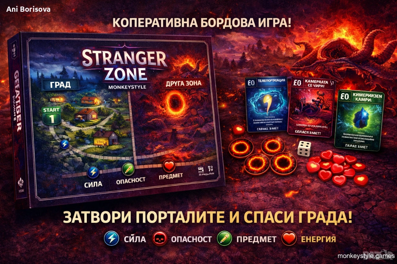 Семейна настолна игра STRANGER ZONE – 2–6 играчи, снимка 1