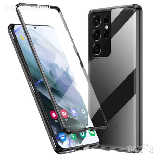 Двоен Магнитен Кейс за Samsung Galaxy S22 Ultra | S22+ | S22, снимка 1