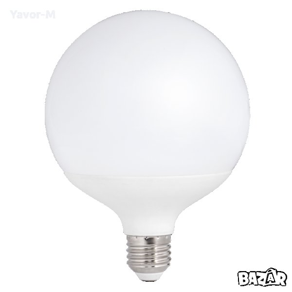 LED Лампа, Топка 15W, E27, 4000K, 220-240V AC, Неутрална светлина, Ultralux - LTL152740, снимка 1