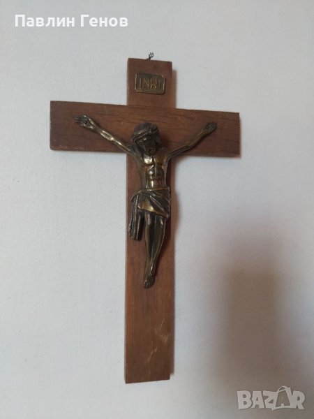 Стар кръст , Исус Христос 25х15см, снимка 1