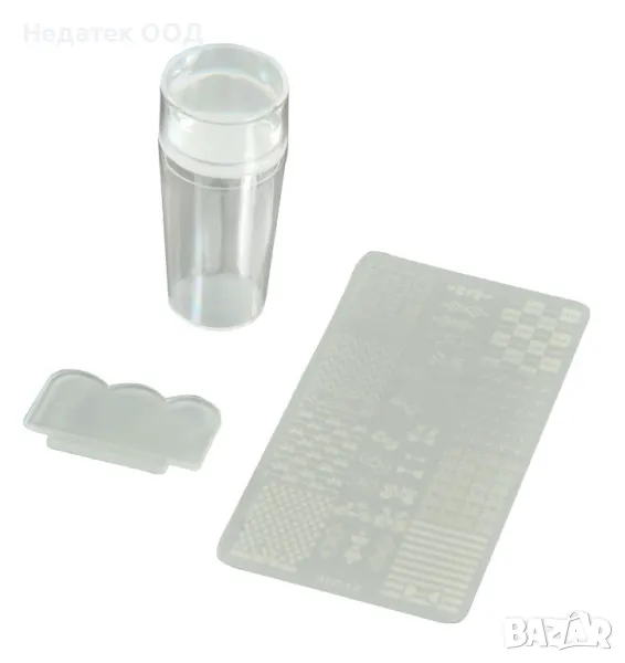 Комплект силиконов печат за декорация на нокти, снимка 1