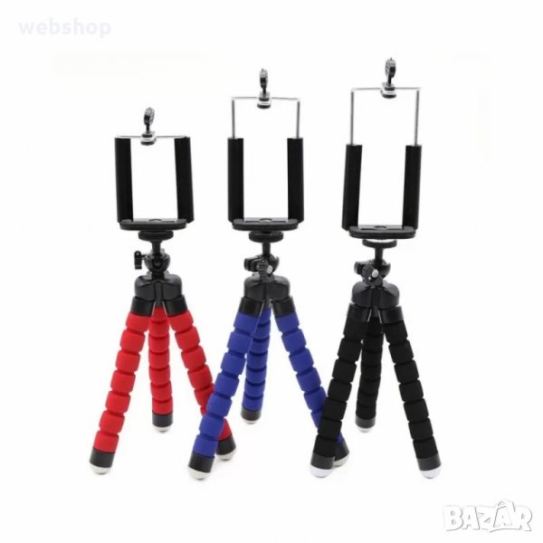 Мини статив трипод, Универсален, 13см , за Смартфон  , снимка 1