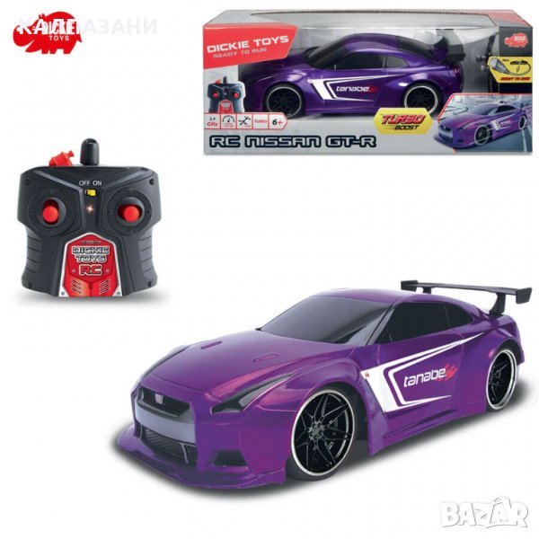 Dickie Toys Кола с дистанционно управление Nissan GT-R 251106000, снимка 1