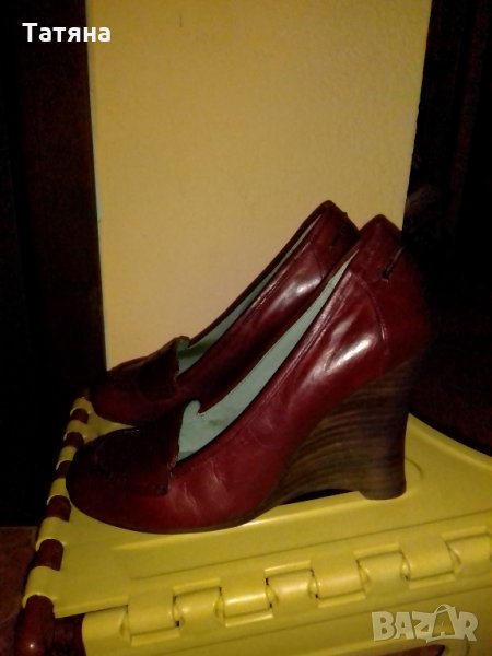 Елегантни дамски кожени обувки, снимка 1
