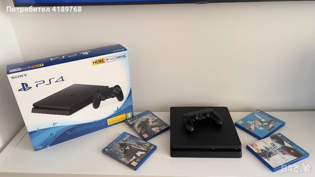 👋 Търси се нов дом: PS4 Slim 2TB | Като нова + Игри и Кутия, снимка 1