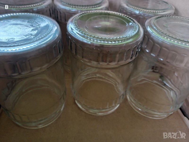 Стъклен буркан 580 мл, снимка 1