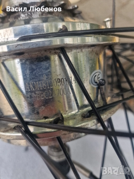 Задна главина с ел.мотор 28 цола , снимка 1