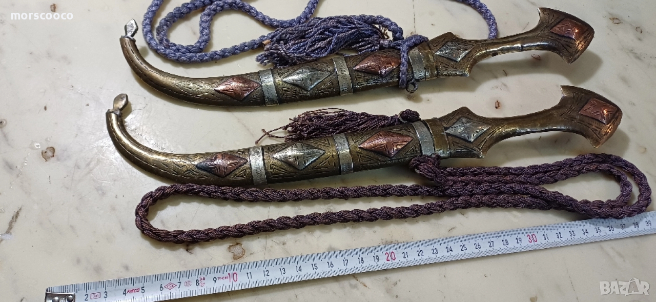Две братчета НОЖ КУМАЯ ХАНДЖАР КИНЖАЛ , снимка 1