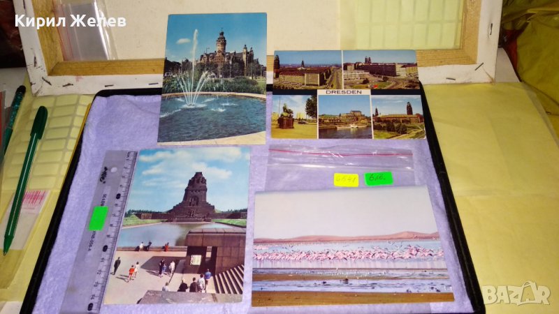 ЛОТ 4 СТАРИ ПОЩЕНСКИ КАРТИЧКИ ГДР ДРЕЗДЕН ЛАЙПЦИГ и РОЗОВО ГЛАМИНГО ПРИРОДА ЛАГУНА 6541, снимка 1