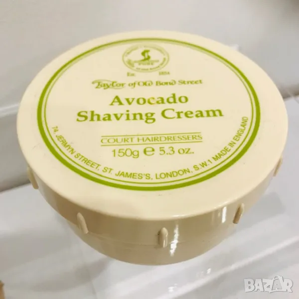 Taylor of Old Bond Street Крем за бръснене с авокадо, 150 г, снимка 1